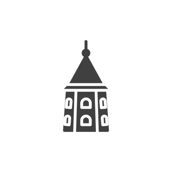 Oriental palace building vector icon — Stock Vector