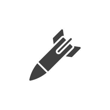 Hava bombası vektör simgesi