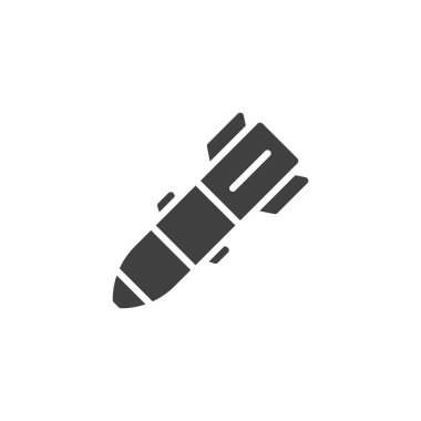 Havacılık bombası vektör simgesi