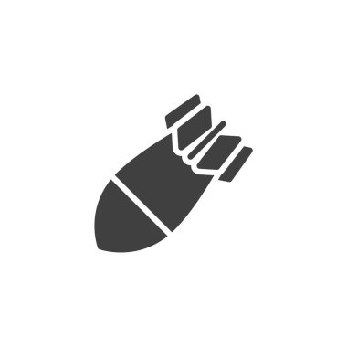 Hava bombası vektör simgesi