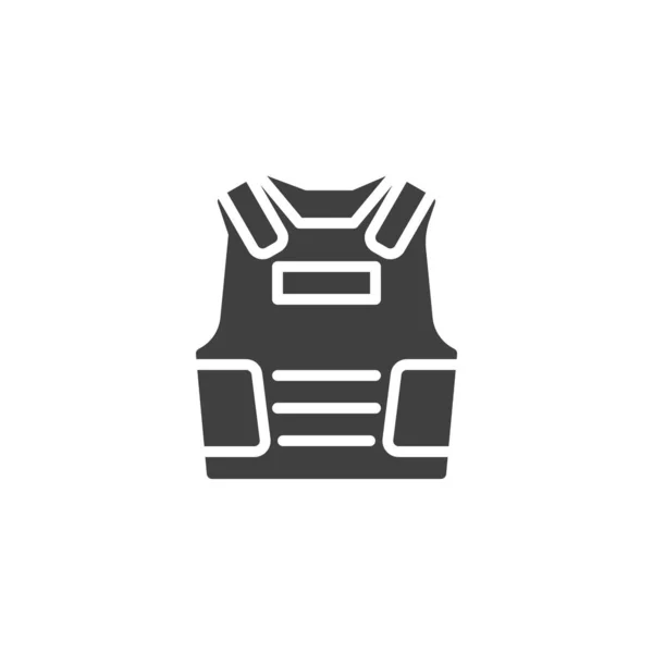 Bulletproof vest vector icon — Stock Vector