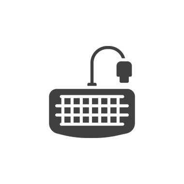 PC klavye vektör simgesi