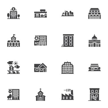 Binalar vektör simgeleri belirlendi