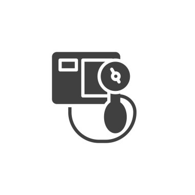 Sphygmomanometer vektör simgesi