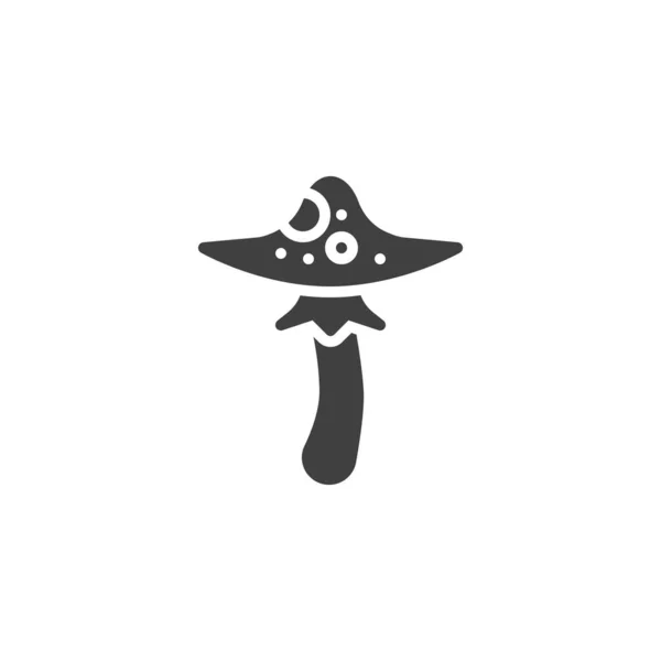 Mushroom vector icono — Vector de stock