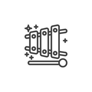 Ksilofon oyuncak satırı simgesi