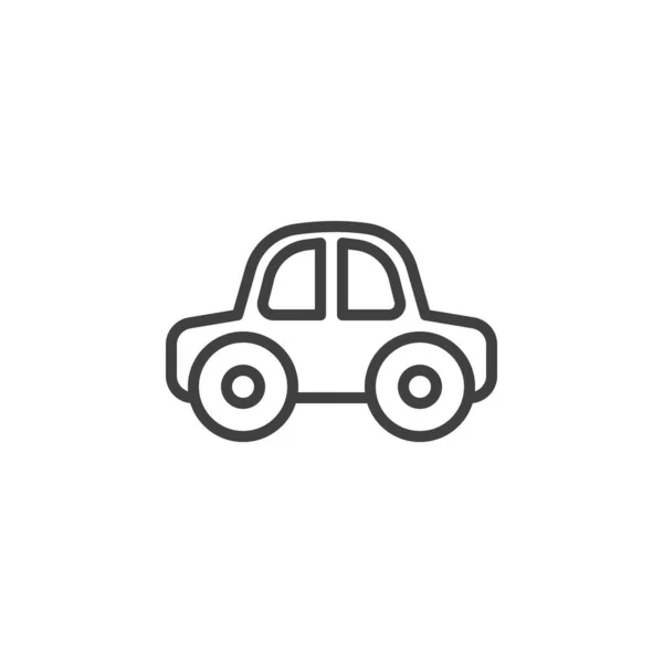 Toy car line icon — Stock Vector