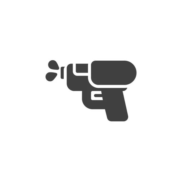 Vodní pistole hračka vektor ikona — Stockový vektor