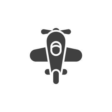 Oyuncak düzlem vektör simgesi