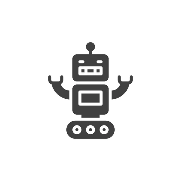 Robot jouet vecteur icône — Image vectorielle