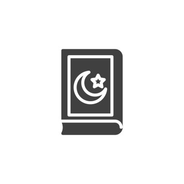 Kutsal Kur 'an kitap vektör simgesi