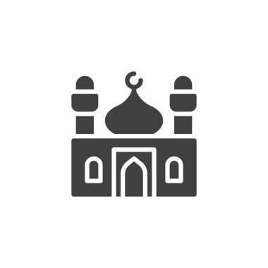 Cami inşa vektör simgesi