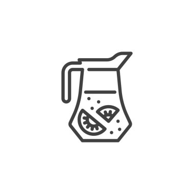 Taze meyve suyu çizgisi simgesi