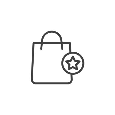 Favori mağaza çanta satışı simgesi
