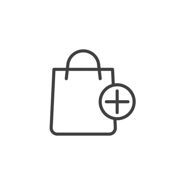 Toevoegen aan winkelmandje pictogram — Stockvector