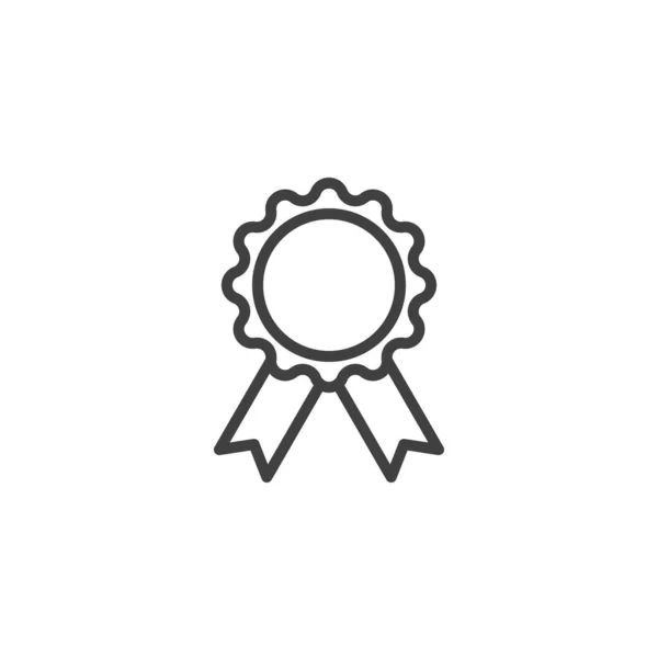 Ikona řádky medaile — Stockový vektor
