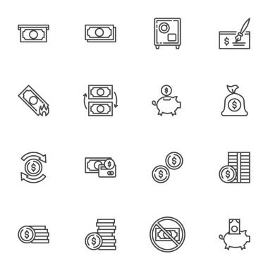 Para çizgisi simgeleri ayarlandı