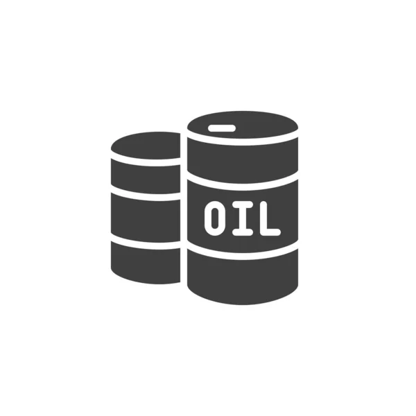 Vaten van olie vector pictogram — Stockvector