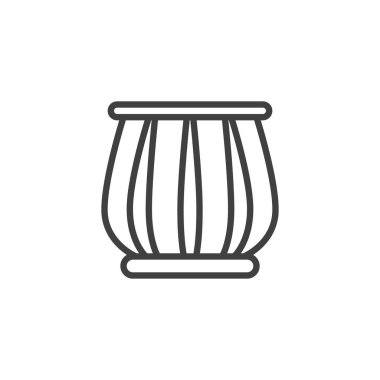 Hint davulları tabla çizgisi simgesi