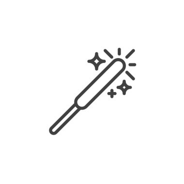 Yanan maytap çizgisi simgesi