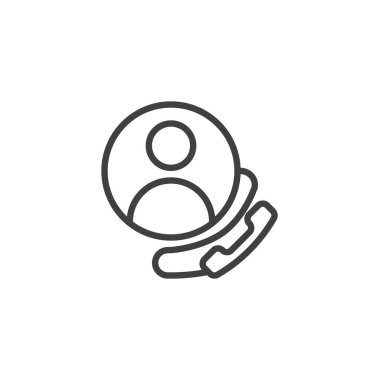 Kullanıcı kişi satırı simgesi