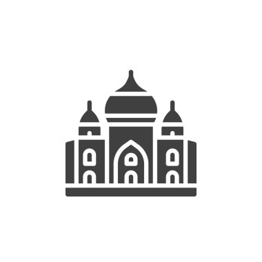 Taj mahal saray vektör simgesi