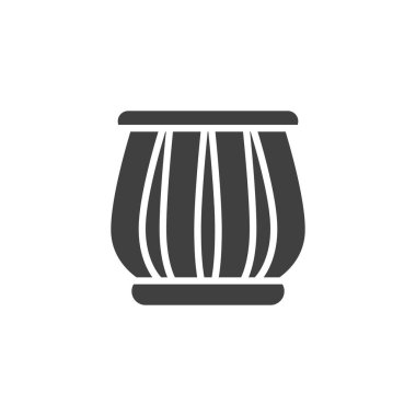 Hint davulları tabla vektör simgesi