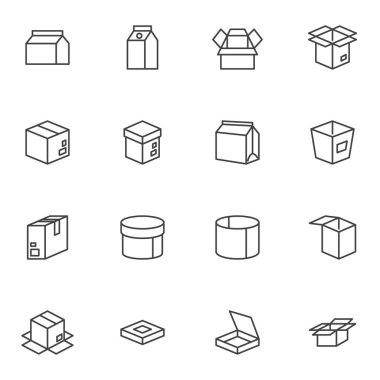 Kutu ve paket satırı simgeleri ayarlandı