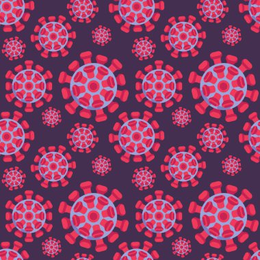 2019-nCoV, virüs hücre simgeleri deseni