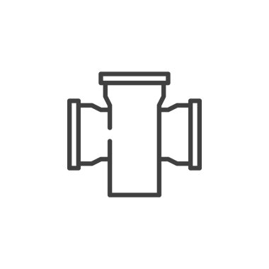 Plastik boru sığdırma simgesi