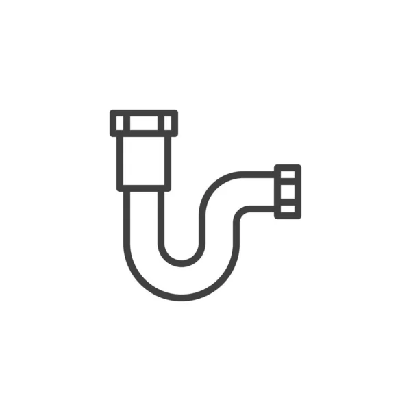 Symbolbild für Abflussrohre — Stockvektor