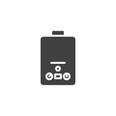 Su ısıtıcı vektör simgesi