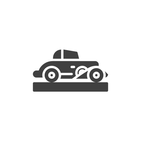 Ikona wektora wstecznego samochodu — Wektor stockowy
