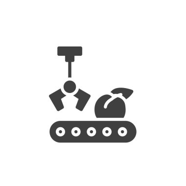 Meyve taşıyıcı vektör simgesi