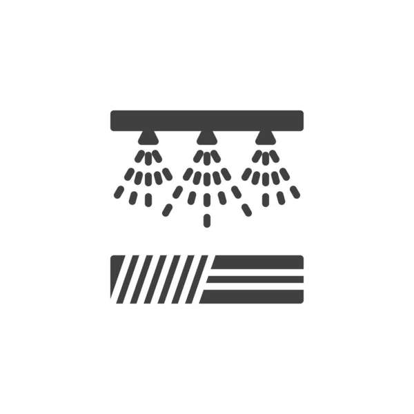Irrigation sprinklers vector icon — 스톡 벡터