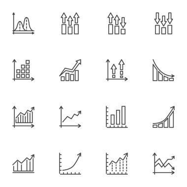 Çizelge ve grafik çizgisi simgeleri ayarlandı