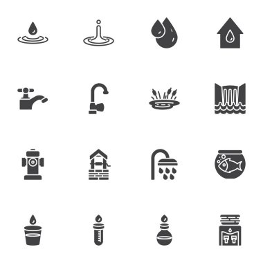 Su vektörü simgeleri ayarlandı