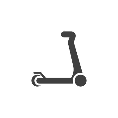 Elektrikli scooter vektör simgesi