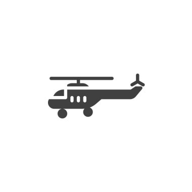 Helikopter vektör simgesi