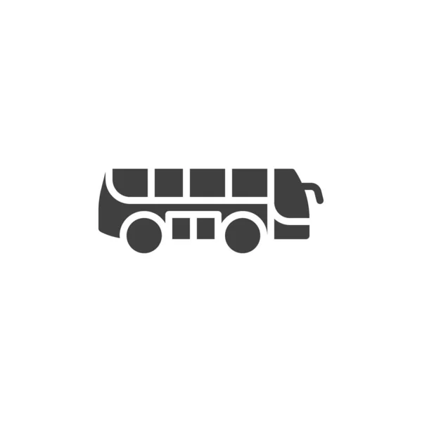 Tour bus vector icon — Stock Vector