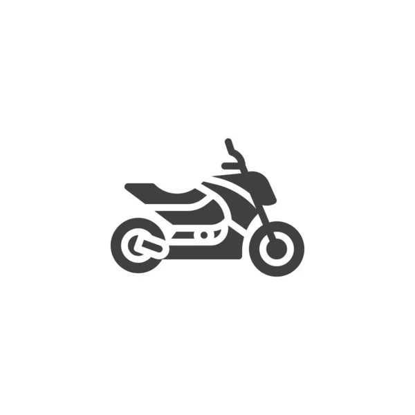 Ícone de vetor de motocicleta — Vetor de Stock