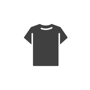 t-shirt vektör simgesi