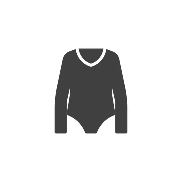 Жіночий костюм Векторна іконка — стоковий вектор