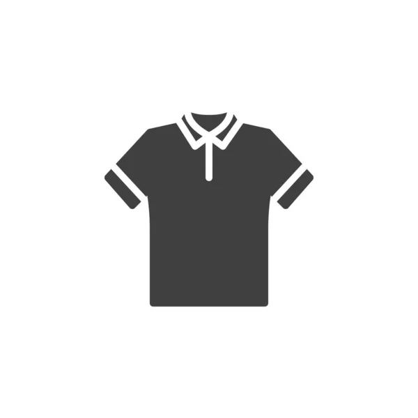 ポロシャツのベクトルアイコン — ストックベクタ