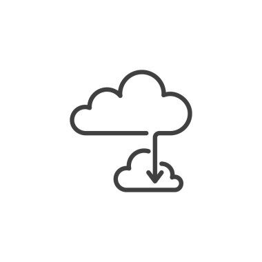 Bulut depolama satırı simgesi