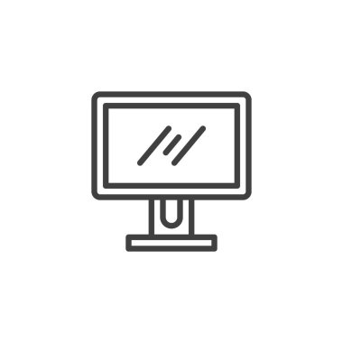 Bilgisayar ekranı satır simgesi