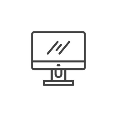 Bilgisayar monitörü satır simgesi