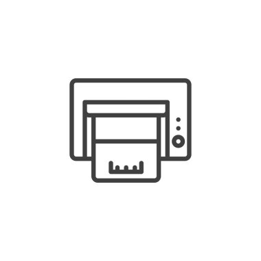 Ofis yazıcı satırı simgesi