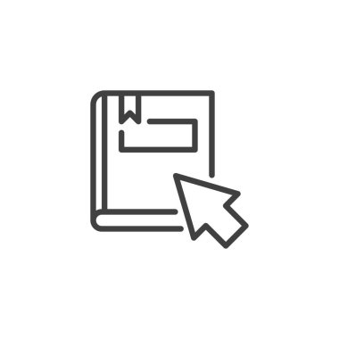 Çevrimiçi eğitim hattı simgesi