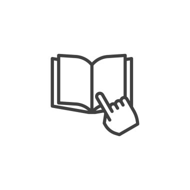 Kitap satırı simgesi okunuyor